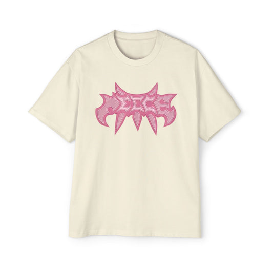 Heavyweight "Pink Cyber" Y2K Tee