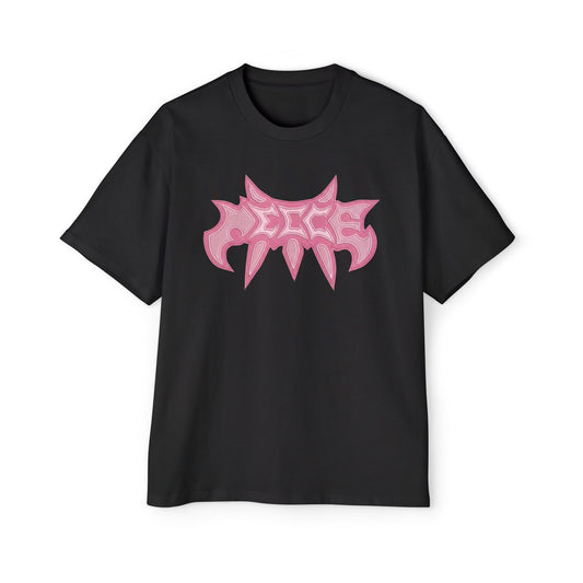 Heavyweight "Pink Cyber" Y2K Tee